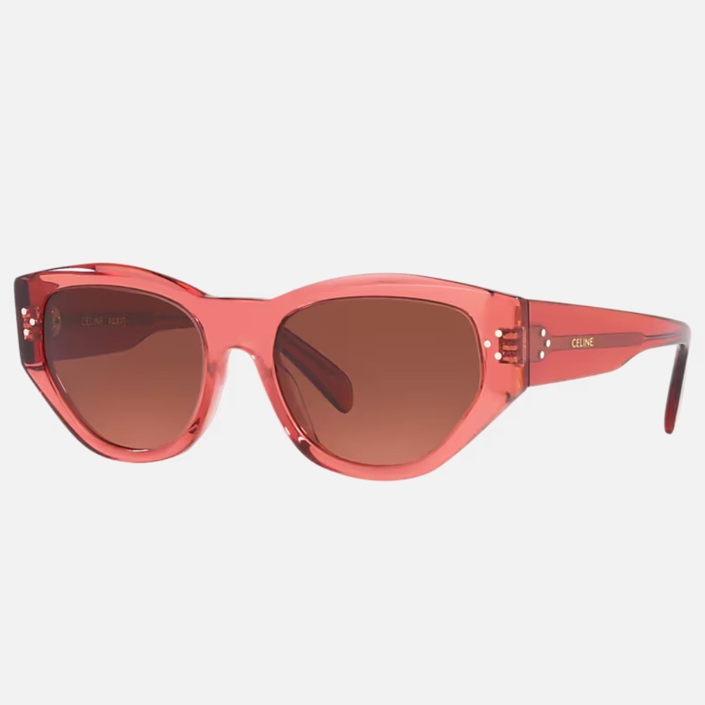 Celine Translucent Pink Cat Eye Sunglasses